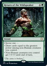 Return of the Wildspeaker, Commander: Adventures in the Forgotten Realms