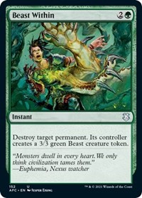 Beast Within, Commander: Adventures in the Forgotten Realms