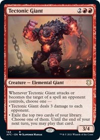 Tectonic Giant, Commander: Adventures in the Forgotten Realms