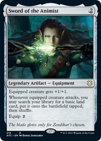 Sword of the Animist, Commander: Adventures in the Forgotten Realms