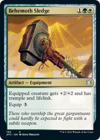 Behemoth Sledge, Commander: Adventures in the Forgotten Realms
