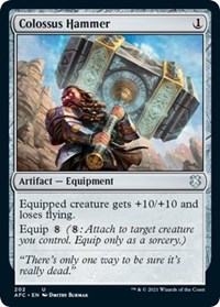 Colossus Hammer, Commander: Adventures in the Forgotten Realms