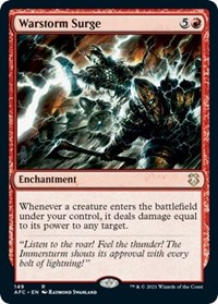 Warstorm Surge, Commander: Adventures in the Forgotten Realms
