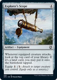 Explorer's Scope, Commander: Adventures in the Forgotten Realms