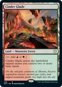 Cinder Glade, Commander: Adventures in the Forgotten Realms