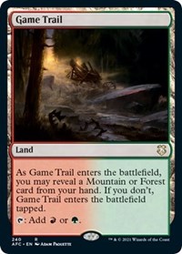 Game Trail, Commander: Adventures in the Forgotten Realms