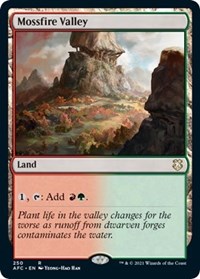 Mossfire Valley, Commander: Adventures in the Forgotten Realms