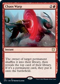 Chaos Warp, Commander: Adventures in the Forgotten Realms
