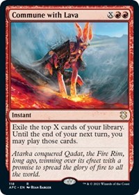 Commune with Lava, Commander: Adventures in the Forgotten Realms