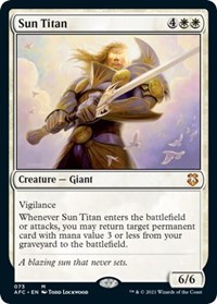 Sun Titan, Commander: Adventures in the Forgotten Realms