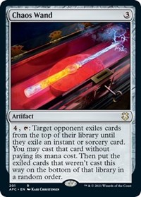 Chaos Wand, Commander: Adventures in the Forgotten Realms
