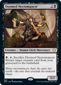 Doomed Necromancer, Commander: Adventures in the Forgotten Realms