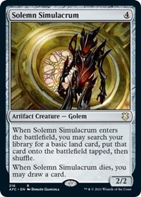 Solemn Simulacrum, Commander: Adventures in the Forgotten Realms