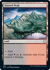 Tainted Peak, Commander: Adventures in the Forgotten Realms