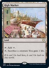 High Market, Commander: Adventures in the Forgotten Realms