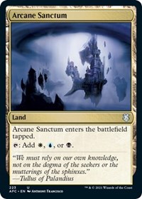 Arcane Sanctum, Commander: Adventures in the Forgotten Realms