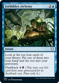 Forbidden Alchemy, Commander: Adventures in the Forgotten Realms
