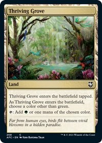 Thriving Grove, Commander: Adventures in the Forgotten Realms