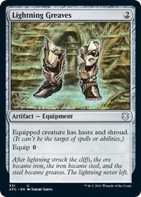 Lightning Greaves, Commander: Adventures in the Forgotten Realms