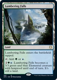 Lumbering Falls, Commander: Adventures in the Forgotten Realms