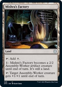 Mishra's Factory, Commander: Adventures in the Forgotten Realms