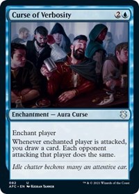 Curse of Verbosity, Commander: Adventures in the Forgotten Realms