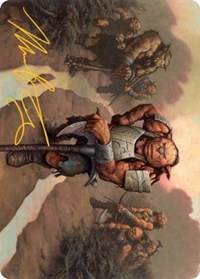 Hobgoblin Bandit Lord Art Card (Gold-Stamped Signature), Art Series: Adventures in the Forgotten Realms