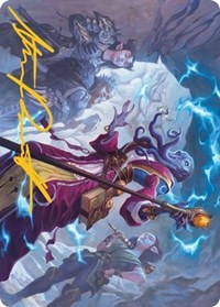 True Polymorph Art Card (Gold-Stamped Signature), Art Series: Adventures in the Forgotten Realms