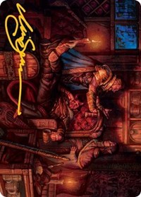 Long Rest Art Card (Gold-Stamped Signature), Art Series: Adventures in the Forgotten Realms