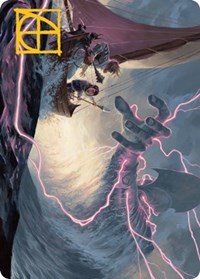Hall of Storm Giants Art Card (Gold-Stamped Signature), Art Series: Adventures in the Forgotten Realms