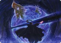 Bar the Gate Art Card, Art Series: Adventures in the Forgotten Realms
