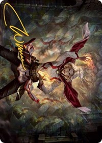 Delina, Wild Mage Art Card (Gold-Stamped Signature), Art Series: Adventures in the Forgotten Realms