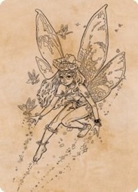 Pixie Guide (Showcase) Art Card, Art Series: Adventures in the Forgotten Realms
