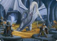 Cave of the Frost Dragon Art Card, Art Series: Adventures in the Forgotten Realms
