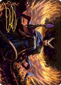 Farideh, Devil's Chosen Art Card (Gold-Stamped Signature), Art Series: Adventures in the Forgotten Realms
