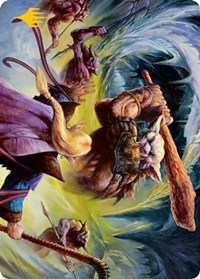 Den of the Bugbear (34/81) Art Card (Gold-Stamped), Art Series: Adventures in the Forgotten Realms