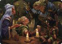 You Meet in a Tavern Art Card, Art Series: Adventures in the Forgotten Realms