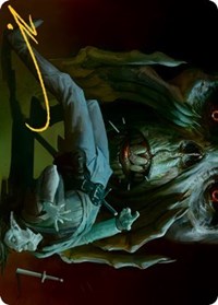 Power Word Kill Art Card (Gold-Stamped Signature), Art Series: Adventures in the Forgotten Realms
