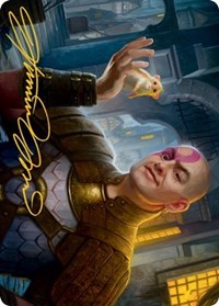 Minsc, Beloved Ranger Art Card (Gold-Stamped Signature), Art Series: Adventures in the Forgotten Realms