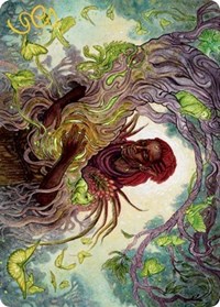 Circle of Dreams Druid Art Card (Gold-Stamped Signature), Art Series: Adventures in the Forgotten Realms