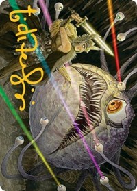Hive of the Eye Tyrant Art Card (Gold-Stamped Signature), Art Series: Adventures in the Forgotten Realms