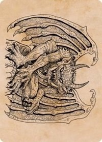 Cloister Gargoyle (Showcase) Art Card, Art Series: Adventures in the Forgotten Realms
