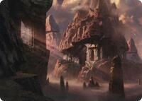 Mountain (62/81) Art Card, Art Series: Adventures in the Forgotten Realms