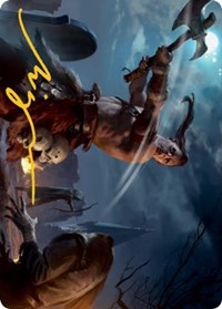 Critical Hit Art Card (Gold-Stamped Signature), Art Series: Adventures in the Forgotten Realms