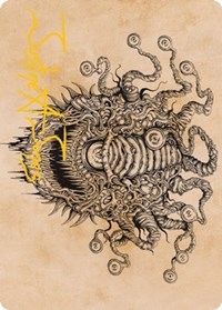 Baleful Beholder (Showcase) Art Card (Gold-Stamped Signature), Art Series: Adventures in the Forgotten Realms