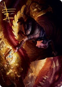 Hoard Robber Art Card (Gold-Stamped Signature), Art Series: Adventures in the Forgotten Realms