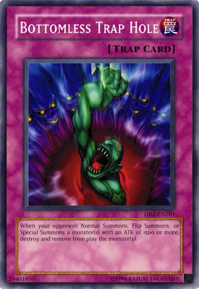 Bottomless Trap Hole, Unlimited, front