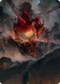 Red Dragon Art Card, Art Series: Adventures in the Forgotten Realms