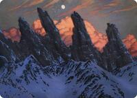 Mountain (59/81) Art Card, Art Series: Adventures in the Forgotten Realms