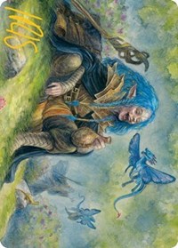 Feywild Trickster Art Card (Gold-Stamped Signature), Art Series: Adventures in the Forgotten Realms